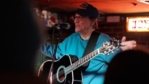 Open mic performance