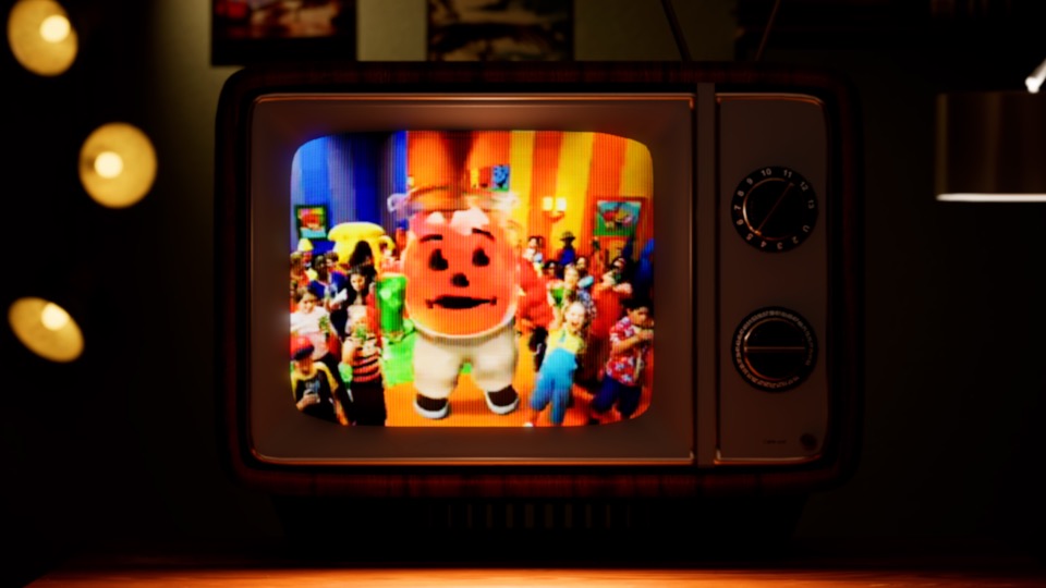 Retro TV showing Kool-Aid commercial